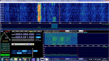 US Air Force MARS Military net received on shortwave with Afedri SDR