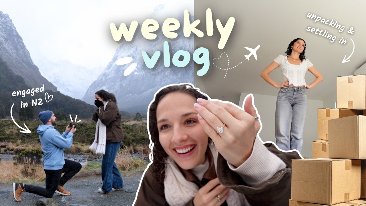 the best surprise in NZ 💍🥹 + life in our new home