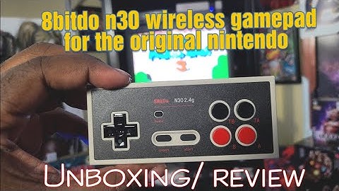 8bitdo n30 2.4g Wireless NES controller for original Nintendo  #nintendo  #8bitdo #unboxing #review