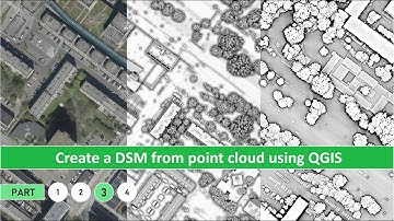 How to create a DSM from point cloud using QGIS and render it? #QGIS #LiDAR #DSM
