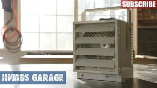 NewAir G73 Garage Heater Install - Jimbos Garage - YouTube
