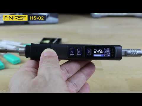 Паяльник електронний Smart FNIRSI (HS-02A-B) DC 24V 100-450℃, видео 1