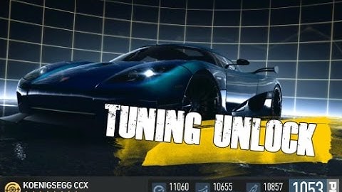 Koenigsegg CCX Tuning Unlock | Need for Speed No Limits