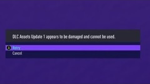 Fix DLC Assets Update 1 appears to be damaged and cannot be used Problem | DLC Assets Update 1 appea
