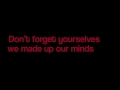 The Downfall Of Us All - A Day To Remember - Lyrics Video HD