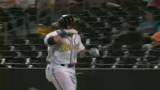 Bauers blasts solo homer for Biscuits