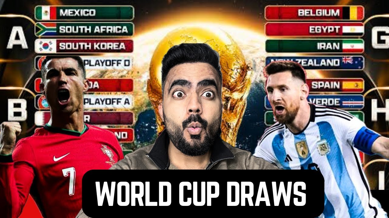 WORLD CUP 2026 GROUPS ARE HERE… PORTUGAL VS ARGENTINA ?? 