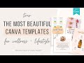 The best canva templates for wellness  lifestyle