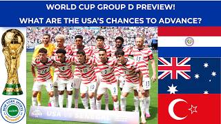 WORLD CUP GROUP D PREVIEW! What Are the USA's Chances To Advance?