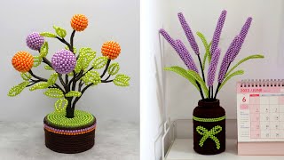 Simple Ways to Make Decorative Flowers from Synthetic Pearls