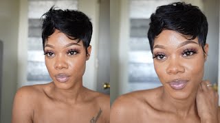 SHORT AND CUTE HAIRSTYLE QUICK WEAVE by Diamond ThaModel 486 views 1 year ago 12 minutes, 18 seconds