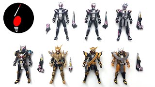 Kamen Rider Zi-O Different Form Shodo Figures With Zi-O Ohma Form