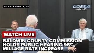 Baldwin County Commission holds public hearing 95% millage rate increase