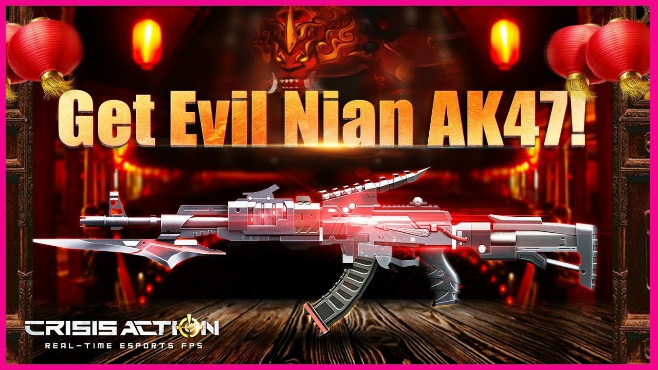 Crisis Action : Evil Nian AK47 + Ranked Match *GAMEPLAY !!!
