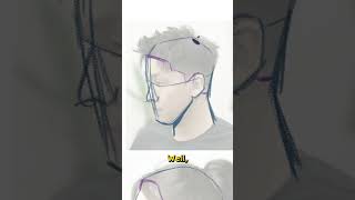This is what you should know when drawing men's hair This is what you should know when drawing men's hair