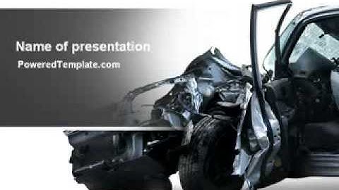 Accident PowerPoint Template by PoweredTemplate.com