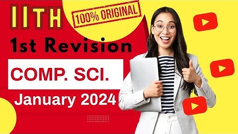 11th Computer Science First Revision Test Question paper 2024