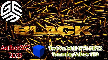 AetherSX2(2023) - Black(PS2) test on Mali GPU G-76 MP-12 (Samsung S10).