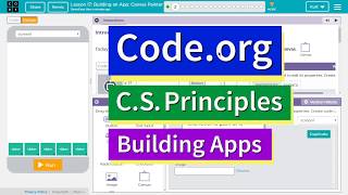 Building an App Canvas Painter Lesson 17.2 Tutorial with Answers Code.org CS Principles