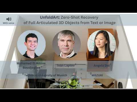 UnfoldArt: Zero-Shot Recovery of Full Articulated 3D Objects from Text or Image