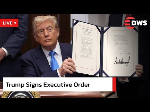 LIVE: President Trump Signs Executive Orders | White House Ceremony | FULL Coverage | AC15