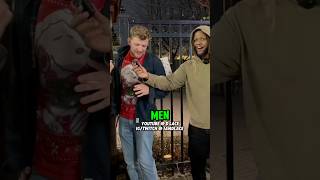 He Let A Guy Smash Him In College😳 #streetinterview  #dlace #shorts #publicinterview