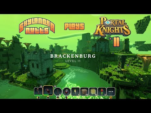 SkylanderNutts Plays Portal Knights - Part 11 - Plains of Passage, Brackenburg and a Mining Event!