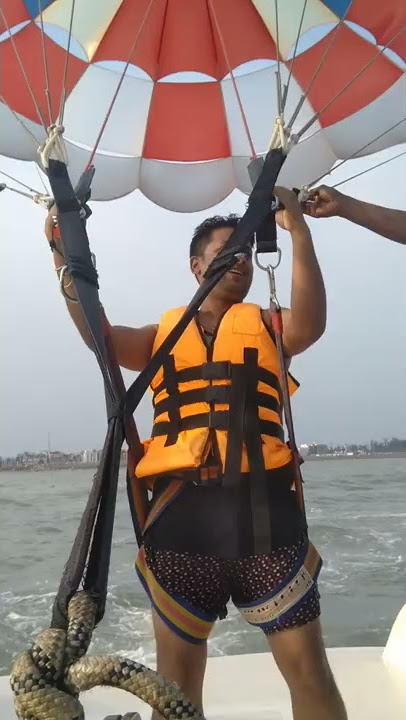 Para sailing at New Digha sea Beach #shorts
