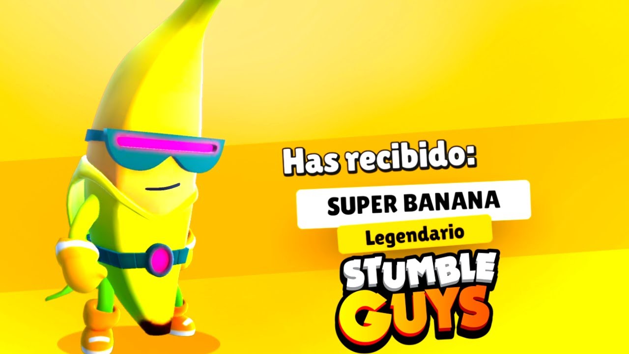 NUEVA SKIN SUPER BANANA EN STUMBLE GUYS YouTube