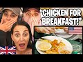 British Family Reacts to Brits Try the Best Breakfast in America!