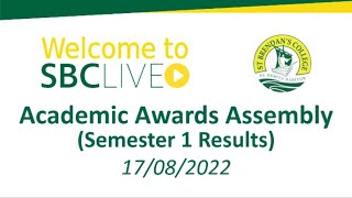 17/08/2022 - Academic Awards Assembly
