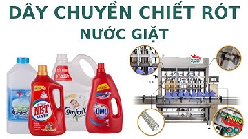 Dây chuyền chiết rót nước giặt tự động