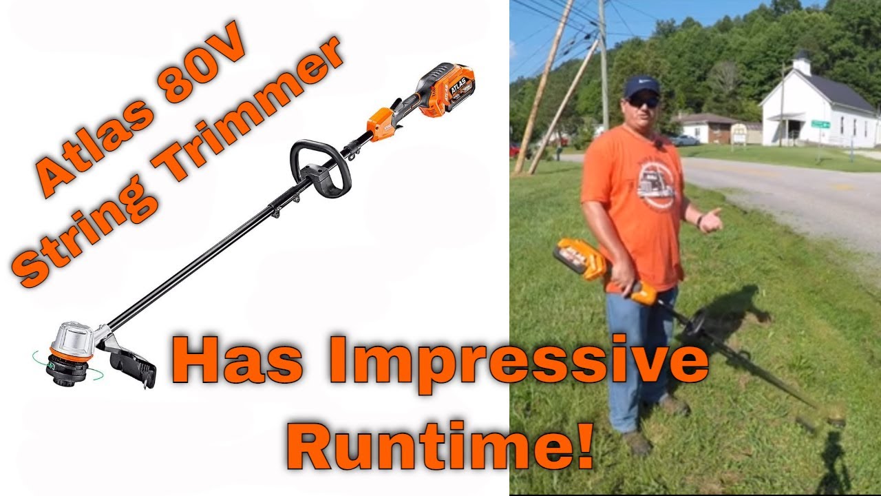 Harbor Freight Atlas 80V Battery String Trimmer Has Impressive Runtime