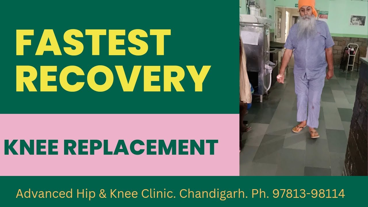 Fastest Recover After Knee Replacement Surgery. Independent walking, stairs & go home in 3 days