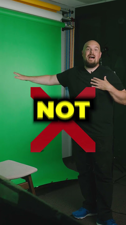 GREEN SCREEN TROUBLES? Mastering Green Screen Lighting Techniques.