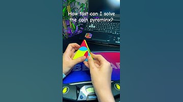 How fast can I solve the coin pyraminx? 🤨🎲🔥