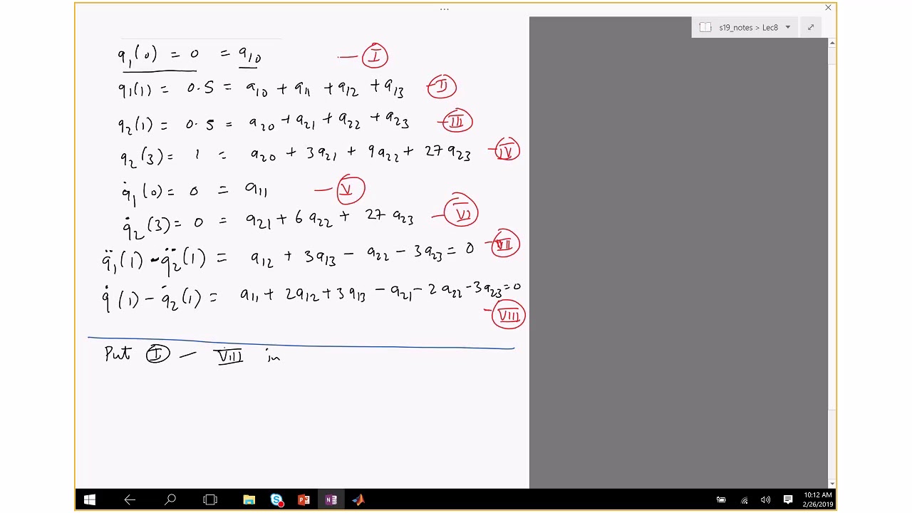Robotics Lec8 Trajectory generation, Inverse kinematics of differential drive car (Spring 2019