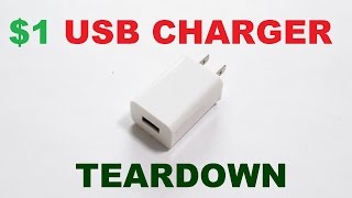 $1 USB charger teardown and test