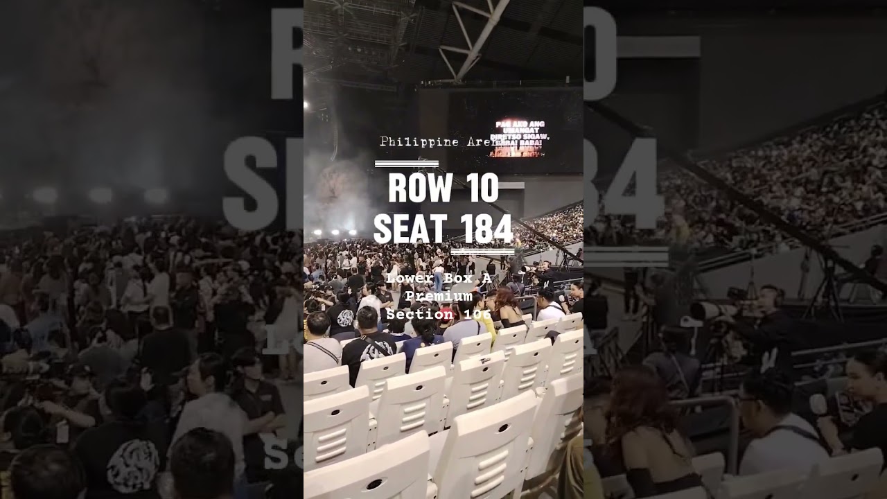 Philippine Arena Seat Guide: Lower Box A Premium Section 106 Row 10 Seat 184 