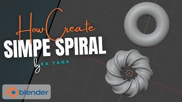 Make a Spiral Shape in Blender Super Fast!