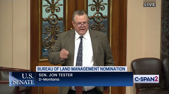 Senator Tester Delivers Floor Remarks On The Confi...