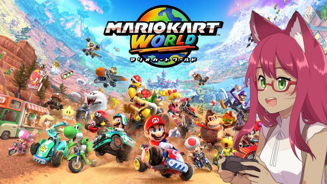 マリオカートワールド】150ccタイムアタック練【旭奈モネ】 - YouTube