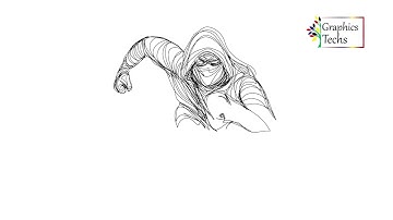 How to Create Action Whiteboard Animations: Digital Drawing Tutorial #drawing #sketch #digitalart