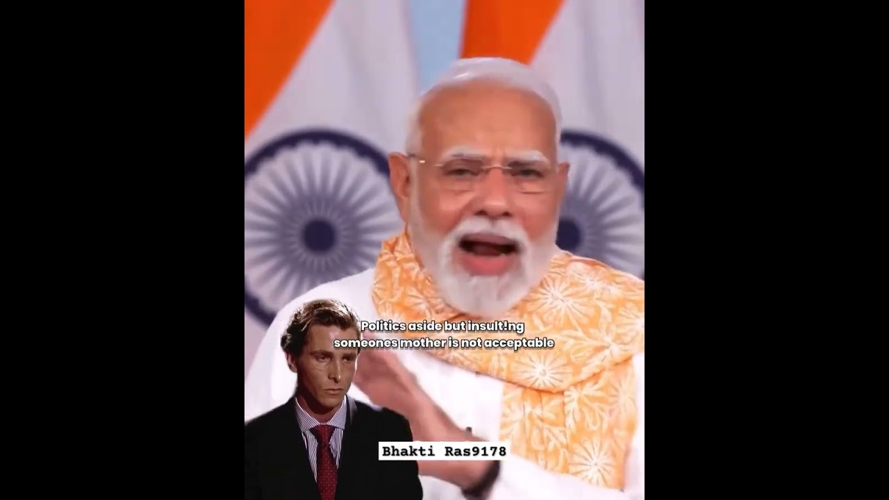 PM modi's mother was abused from the stage of RJD-Congress in Bihar💔not acceptable😌🩹