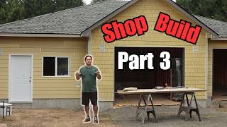 Shop Build Part Three Siding and Roof @TheThoughtfulWoodworker