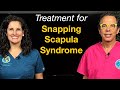 Snapping scapula syndrome motion diagnostics and treatment with prolotherapy  posture exercises