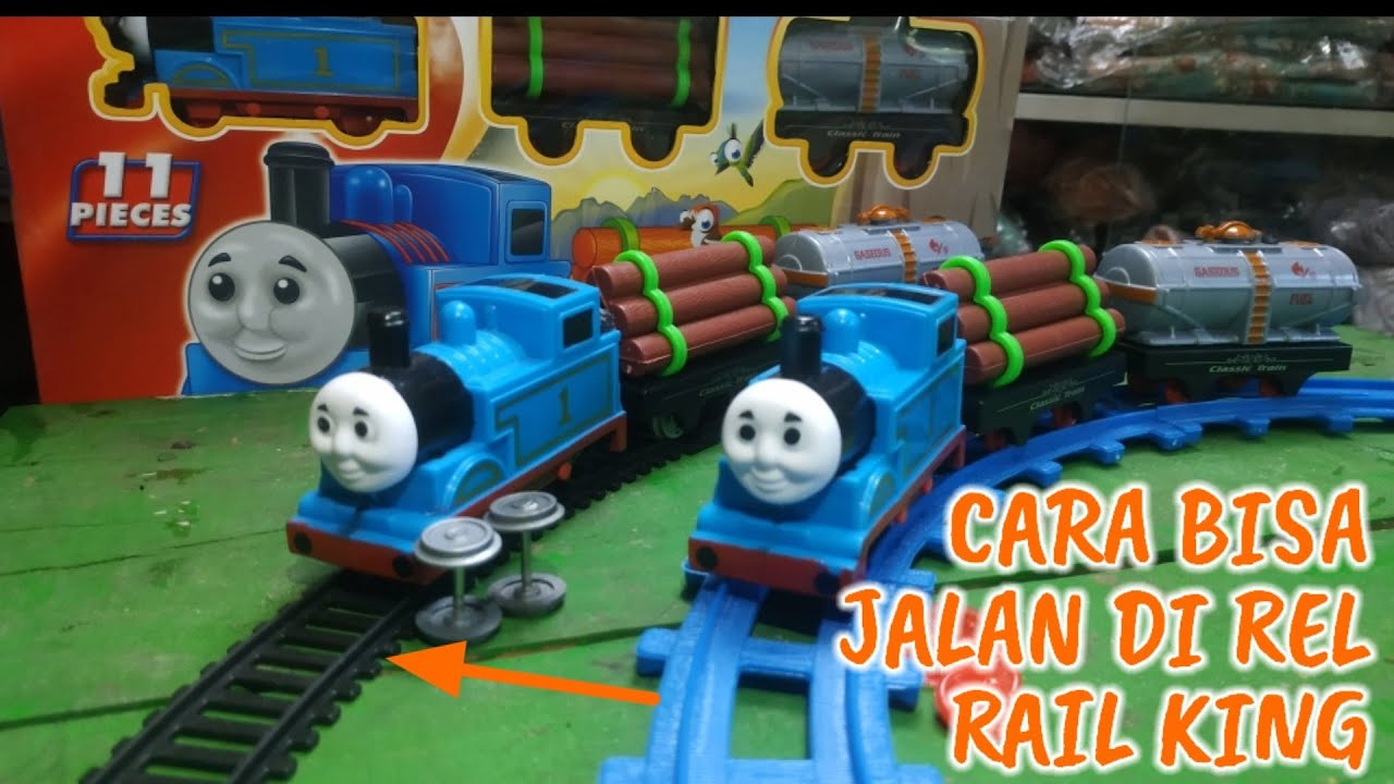 Cara Modif KERETA THOMAS Agar Bisa Jalan di Rel RAIL KING💡