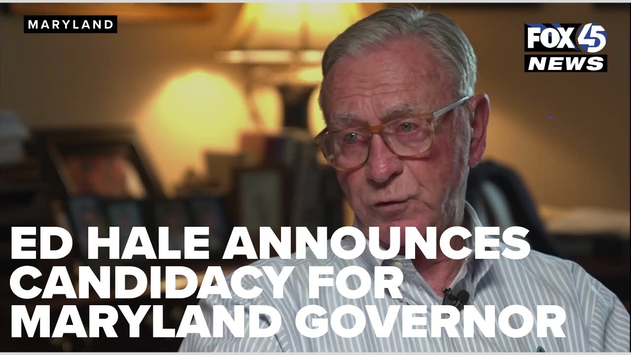 Ed Hale formally announces candidacy for Governor of Maryland