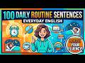 Daily Routine | English Sentences | Learn English Slowly Through Story | English Listing Practice.