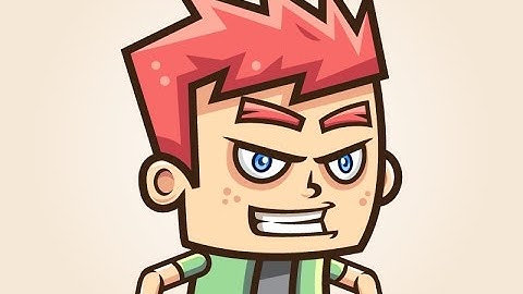 Vector game character - Angry Brat Sprite Sheets for Gamedev